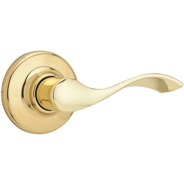 Balboa Polished Brass Privacy Bed/Bath Door Lever
